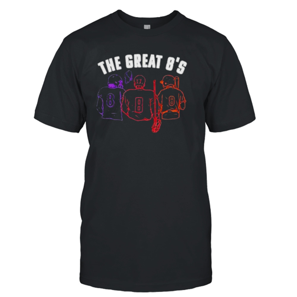 Baltimore Ravens The Great 8’s T-Shirt