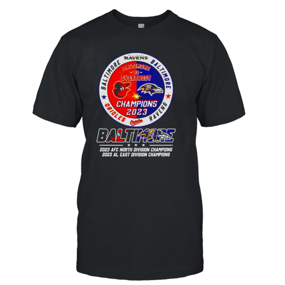 Baltimore Ravens and Orioles AFC Champions and AL Champions shirt