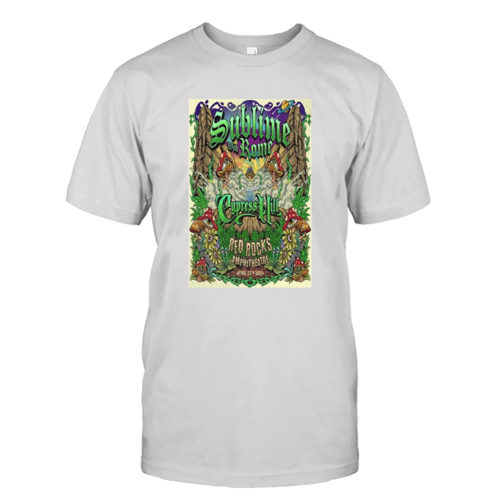 Cypress Hill Red Rocks Amphitheatre 2024 Morrison, CO T-Shirt