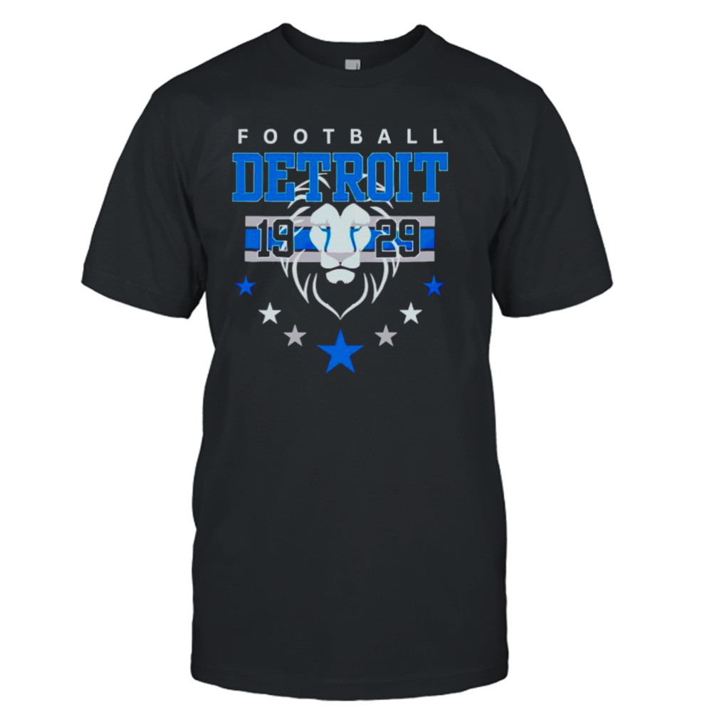 Detroit Football 1929 Star vintage shirt