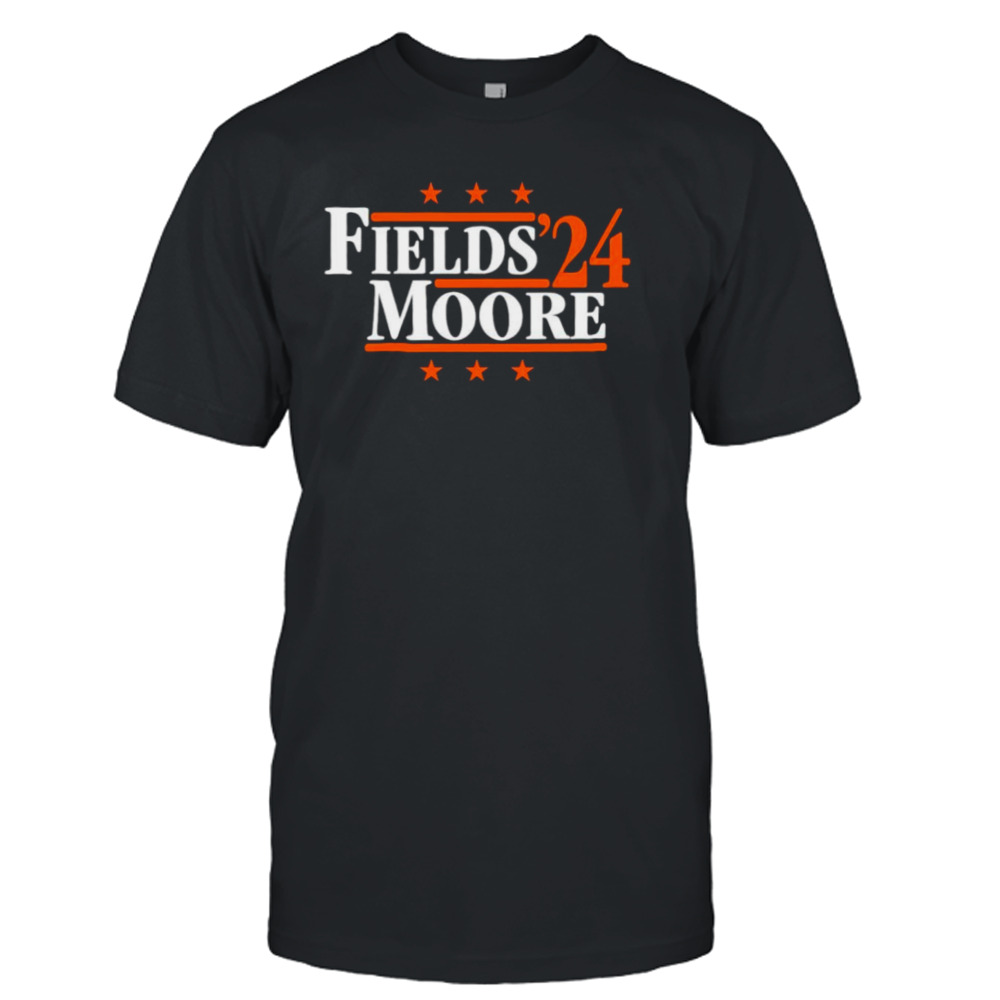 Fields & Moore ’24 Chicago Football Legends Political Campaign Parody shirt