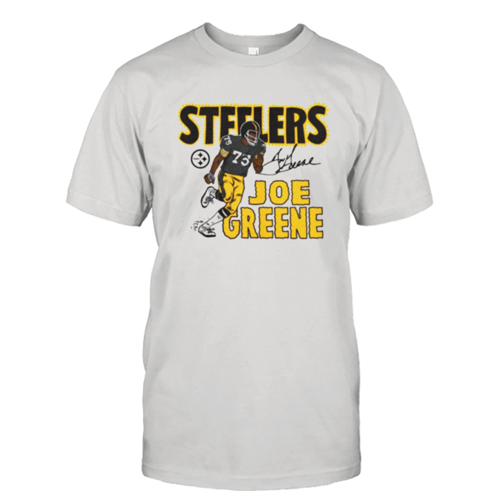 Joe Greene Pittsburgh Steelers signature shirt