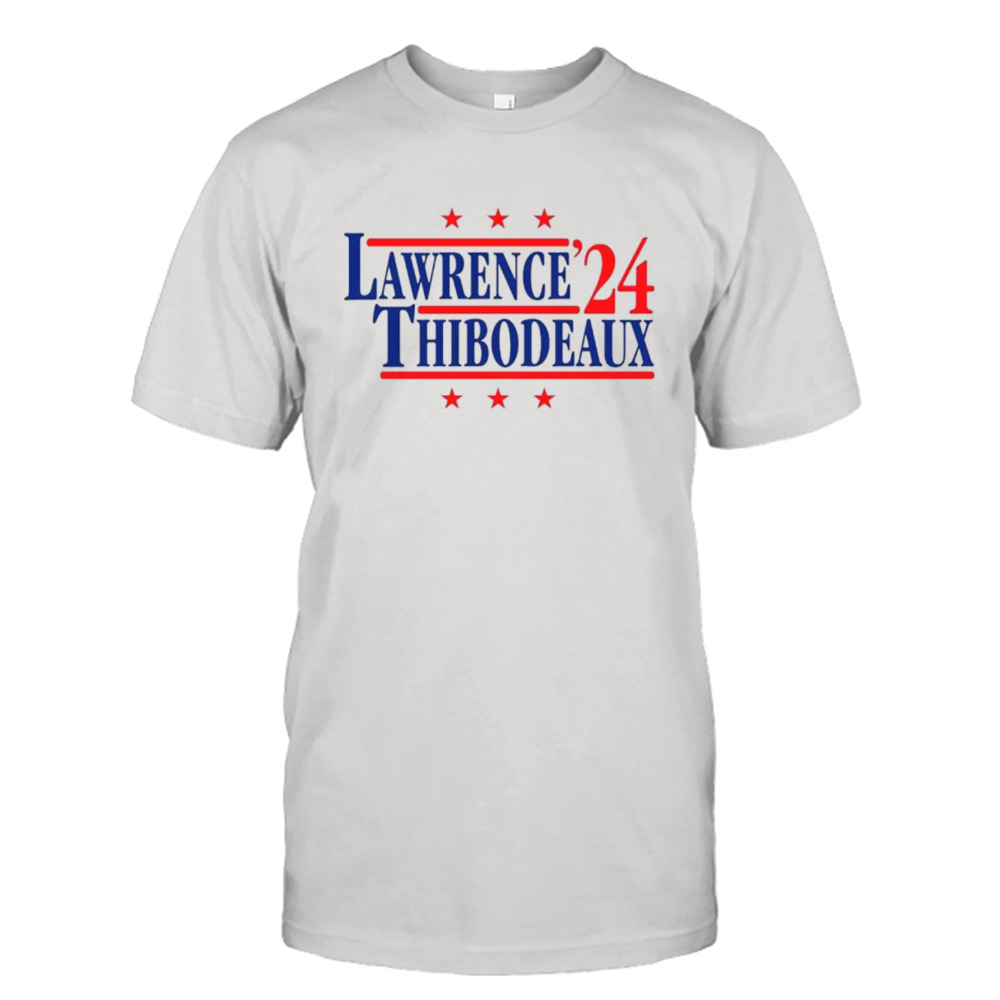 Lawrence and Thibodeaux ’24 New York football Legends Political Campaign Parody shirt