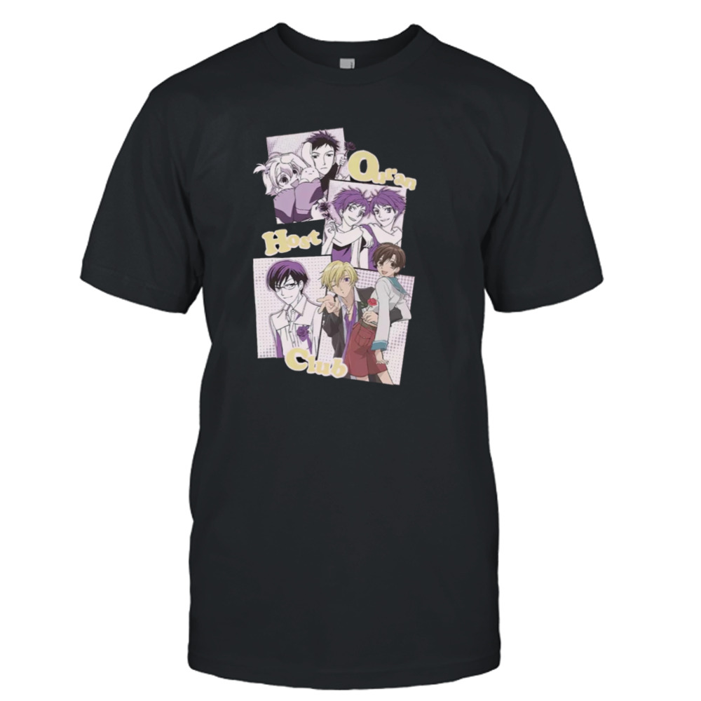 Ouran High School Host Club Crew Poses shirt