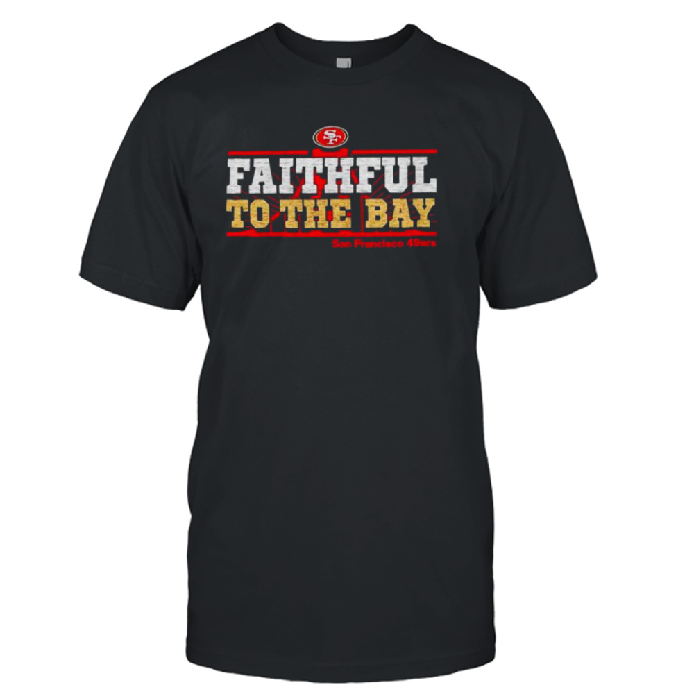 San Francisco 49ers faithful to the bay shirt