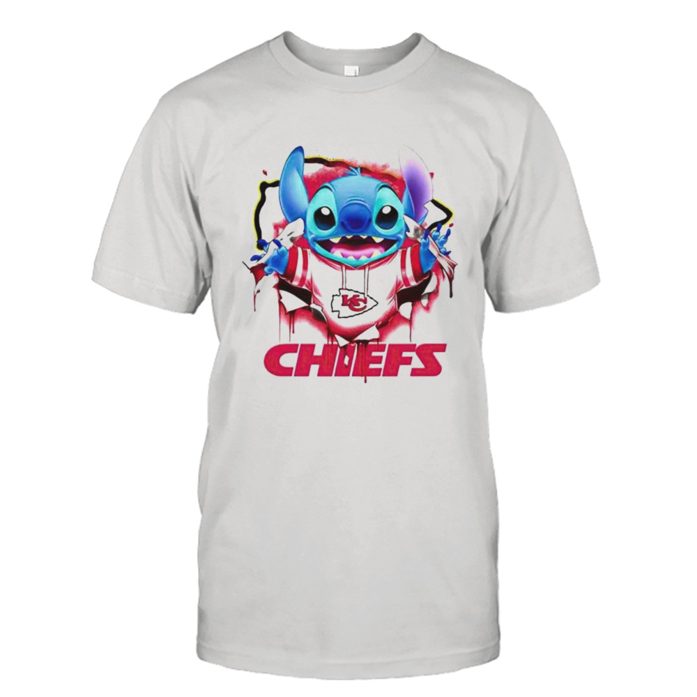 Stitch Inside Kansas City Chiefs Logo 2024 T-shirt