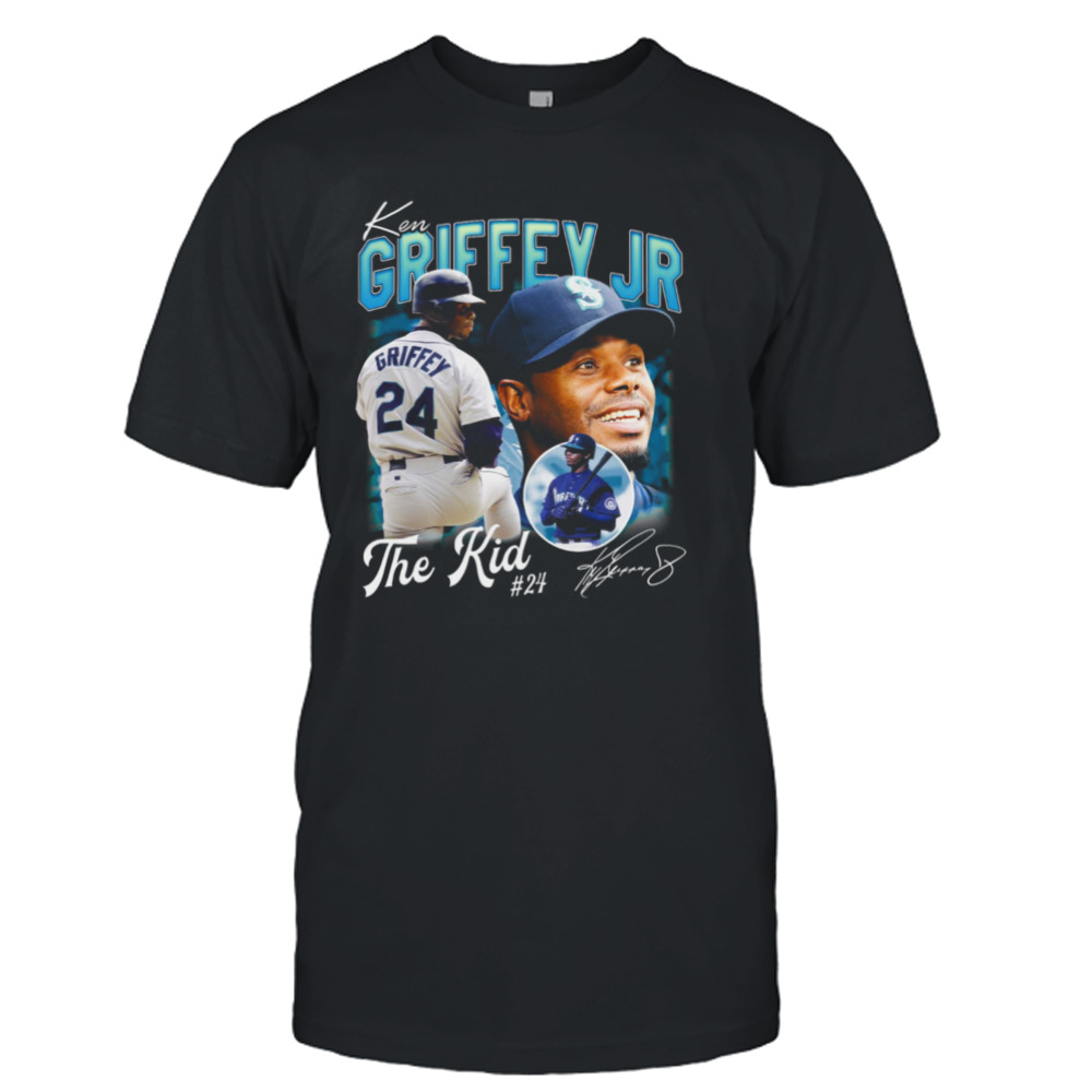 The Kid Baseball Vintage Signature Perfect Gift For Baseball Lovers Ken Griffey Jr shirt