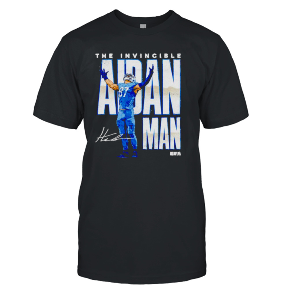 Aidan Hutchinson Detroit Aidan Man football signature shirt