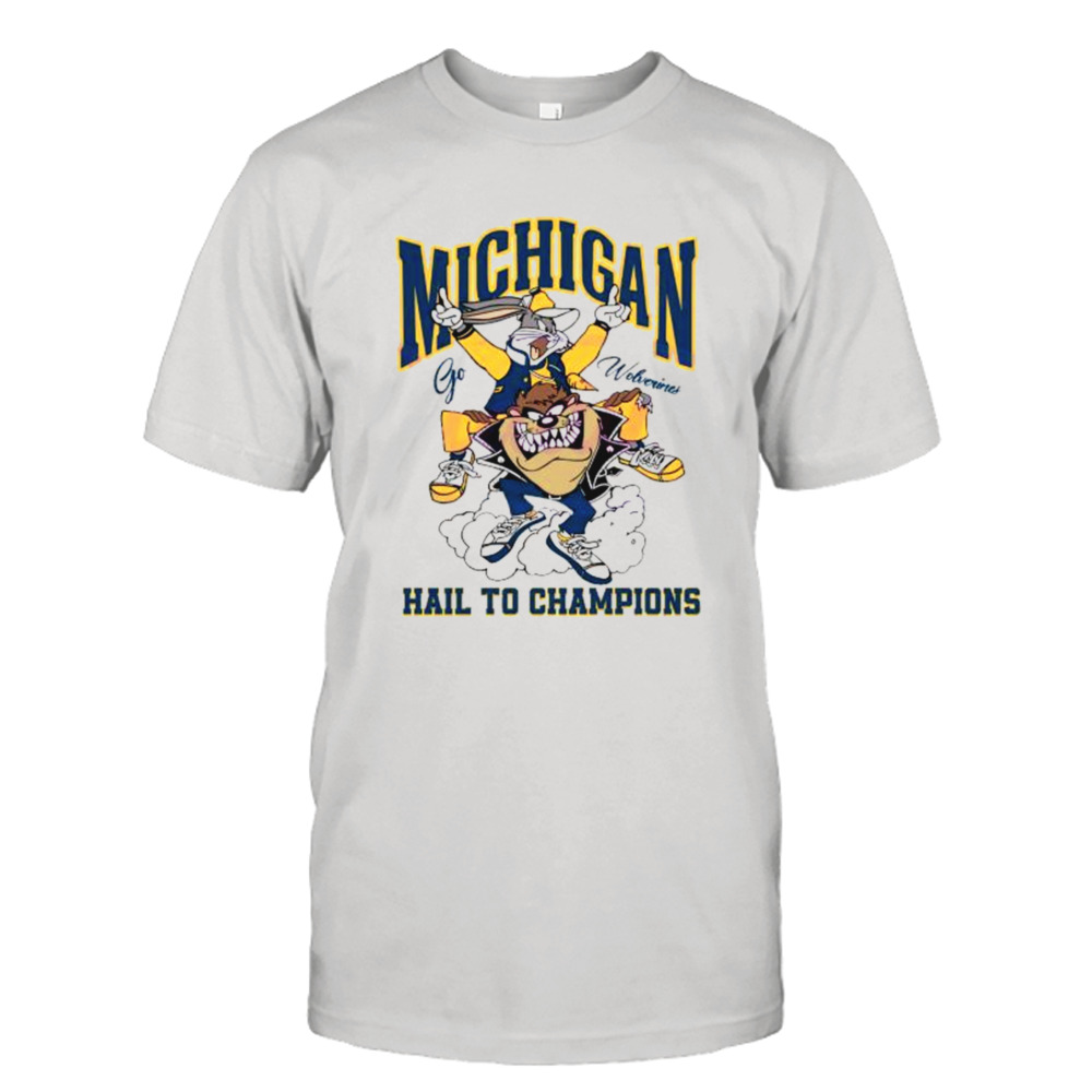 Carry Each Other To Celebrate Victory Go Wolverines Hail To Champions shirt