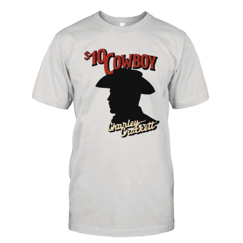 Charley Crockett $10 Cowboy Silhouette shirt