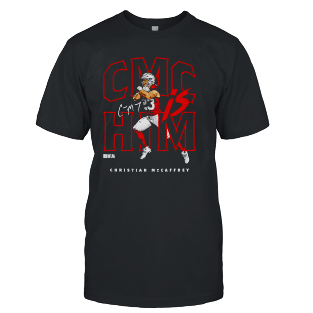 Christian McCaffrey San Francisco CMC is him football signature shirt