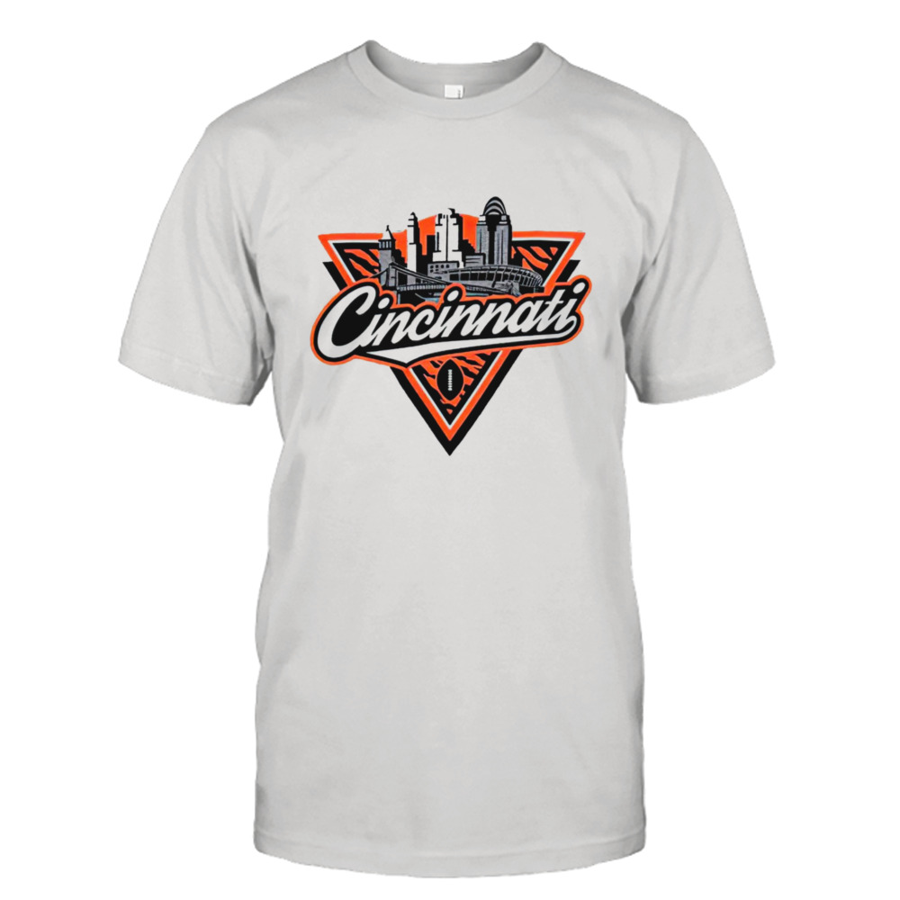 Cincinnati Bengals football skyline shirt