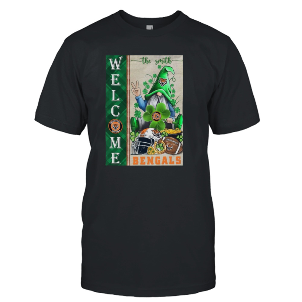 Dwarf Idaho State Bengals St. Patrick’s Day Shamrock T-shirt