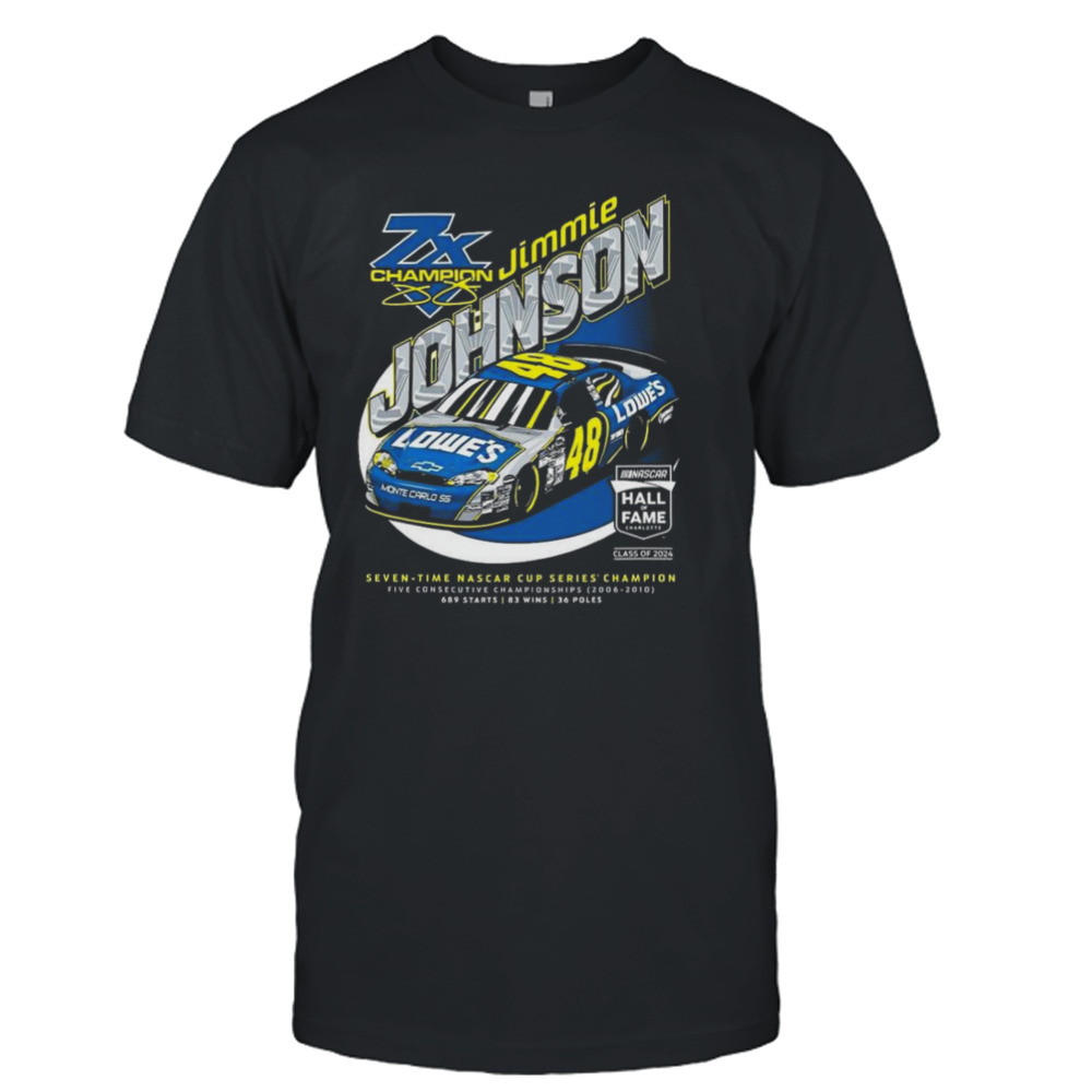 Hendrick Motorsports Jimmie Johnson #48 Class of 2024 NHOF Car Shirt