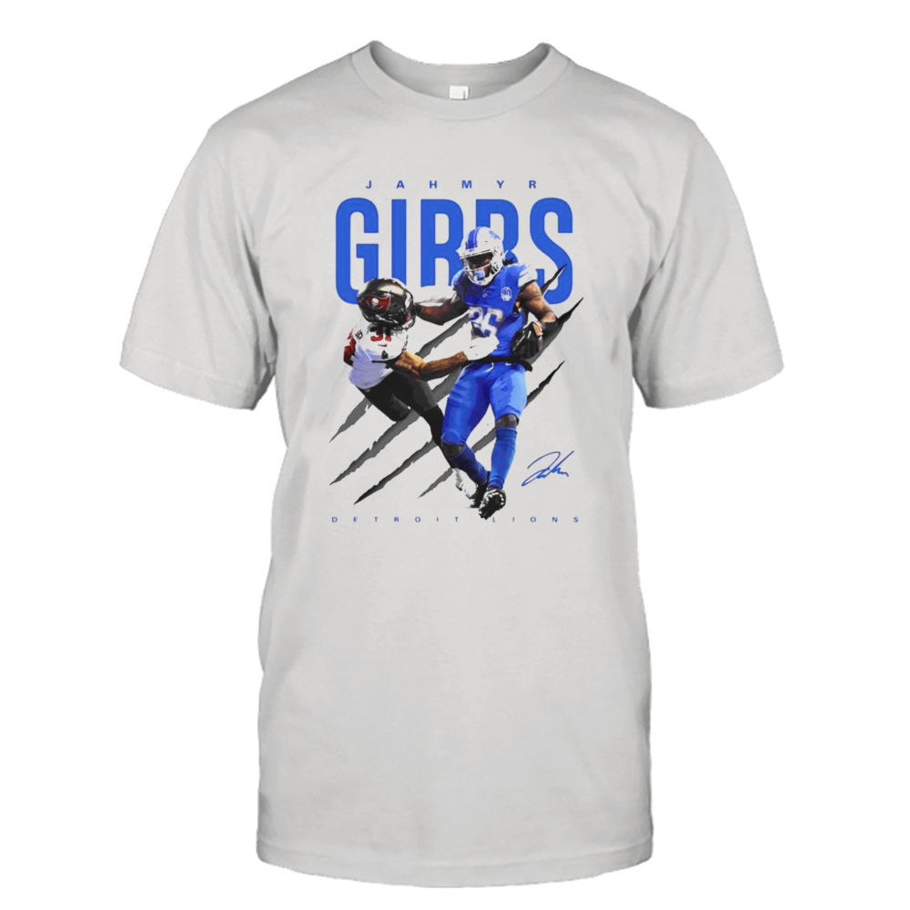 Jahmyr Gibbs Detroit Lions Signature 2024 Shirt