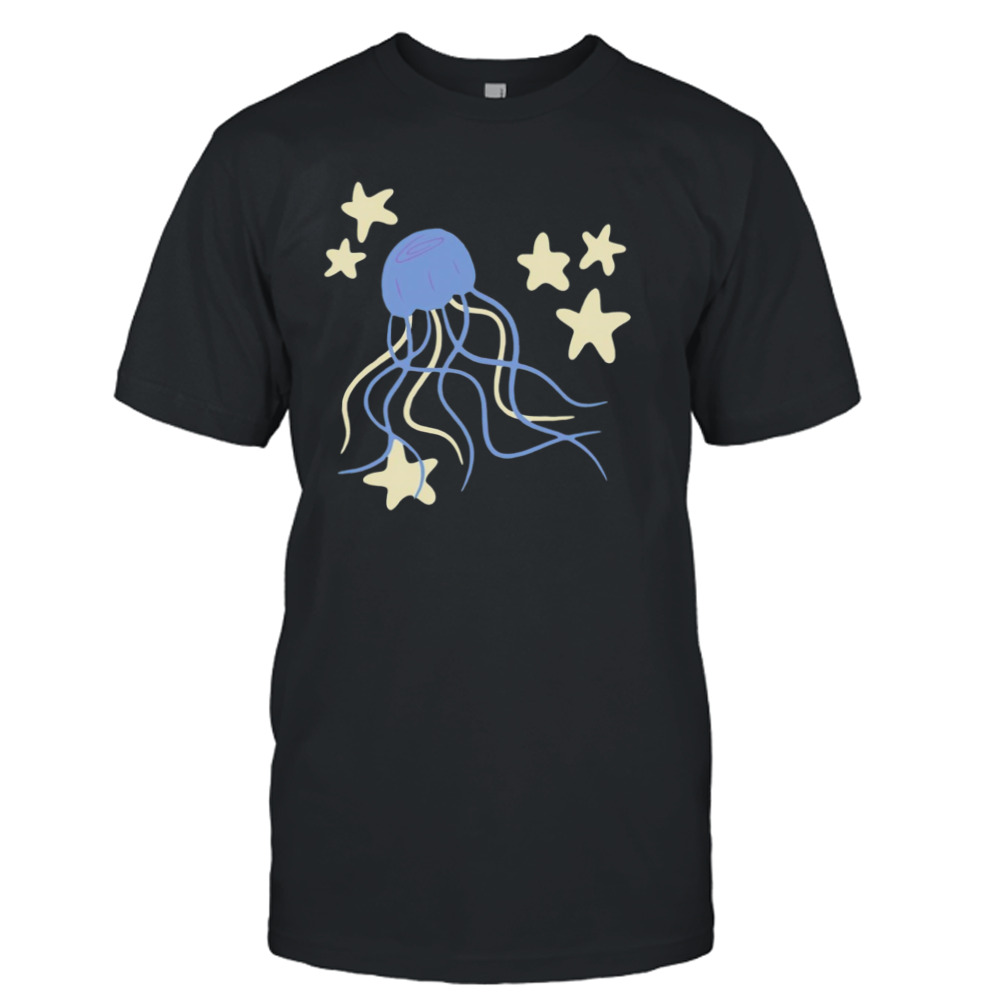 Jellyfish star print shirt