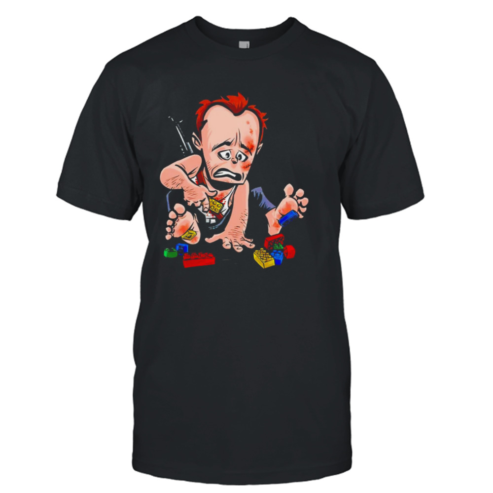 John McClane discovers LEGO really die hard shirt