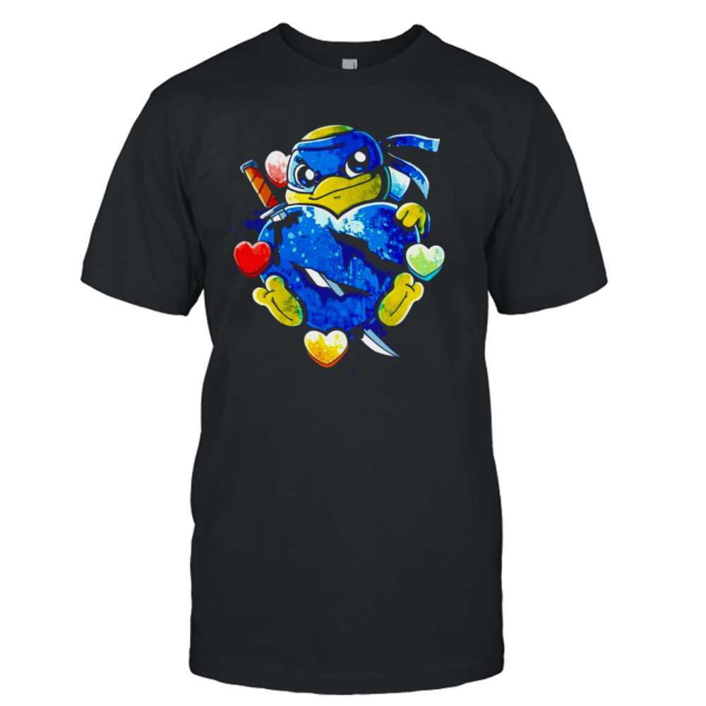 Leonardo Teenage Mutant Ninja Turtles love strong shirt