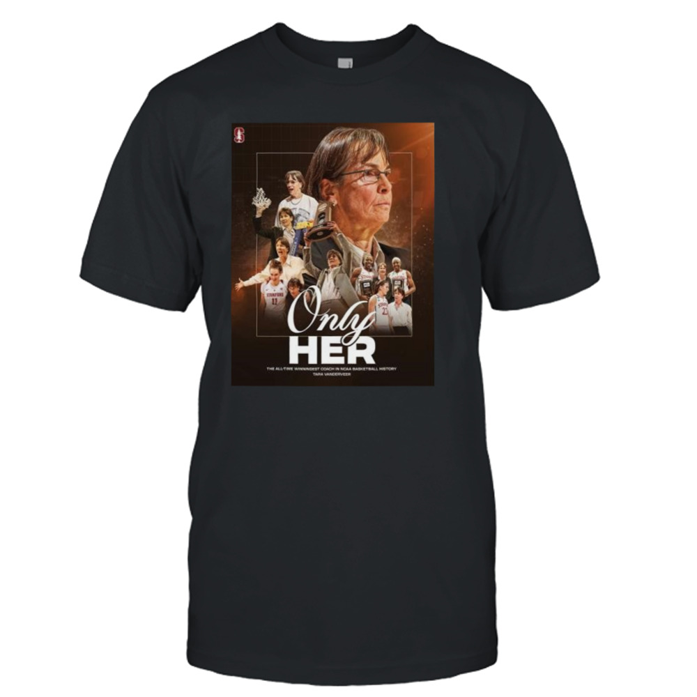 The All-Time Winningest Coach In NCAA Basketball History Only Her Tara Vanderveer Shirt