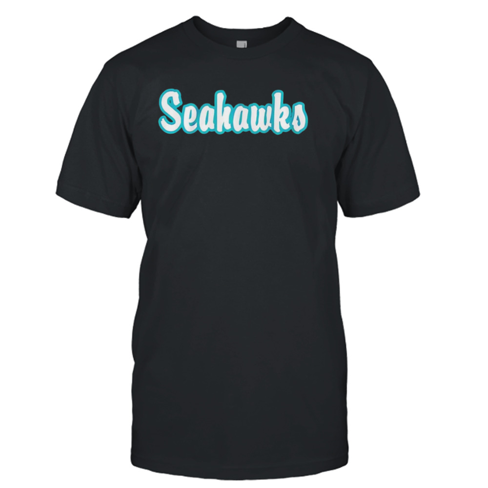 UNC Wilmington basketball seahawks in black shirt