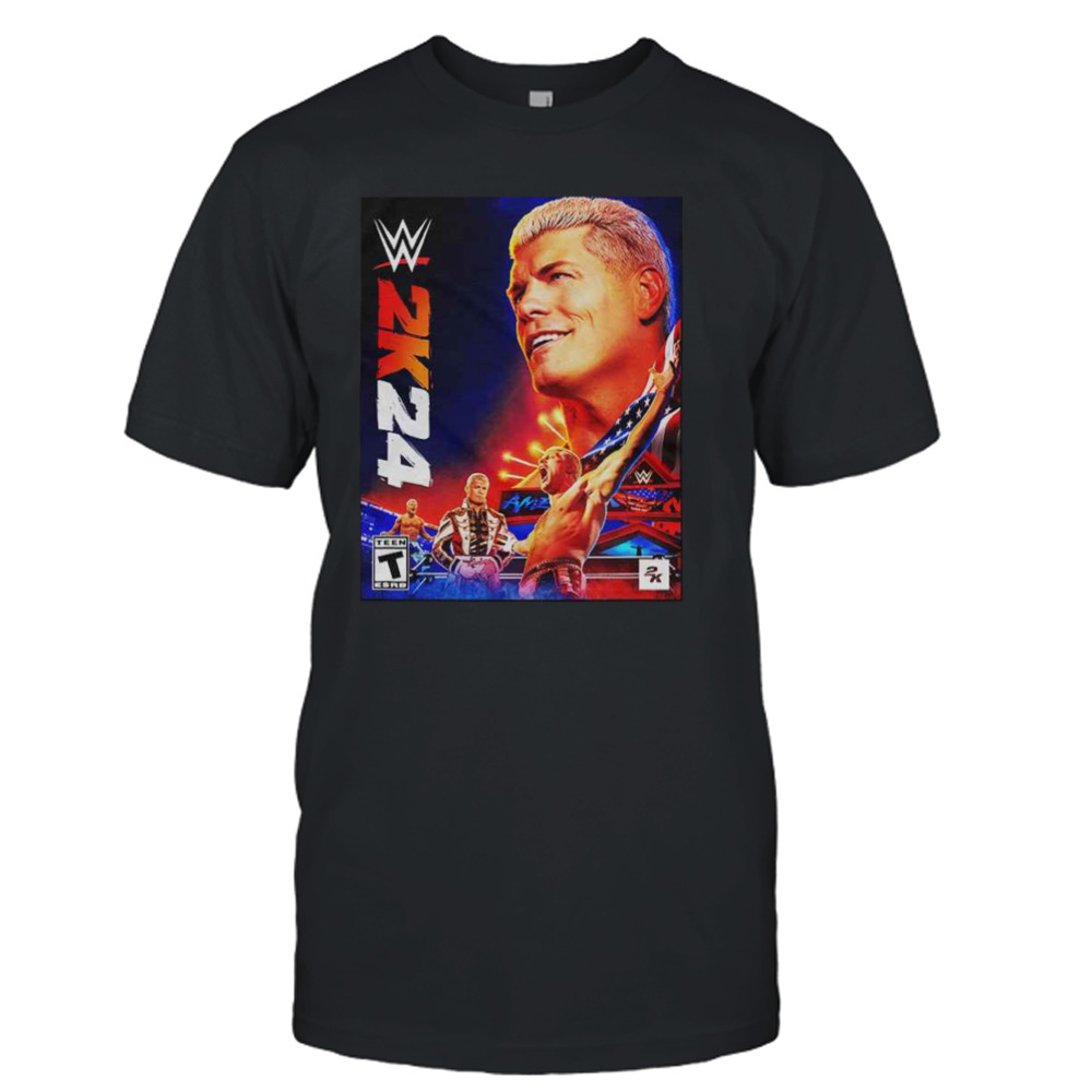 WWE2K24 Deluxe Edition Crowd Is Here Cody Rhodes T-Shirt