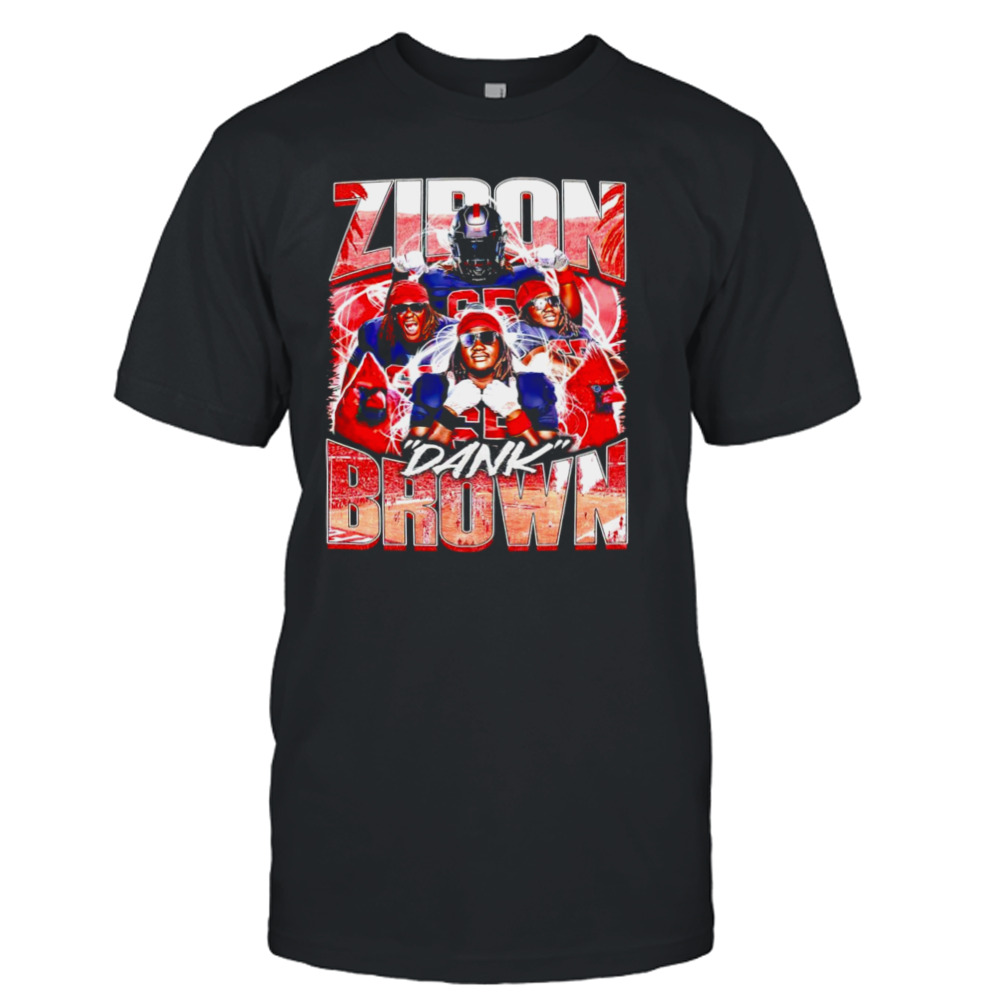 Ziron Brown Stanford Cardinal graphic poster shirt