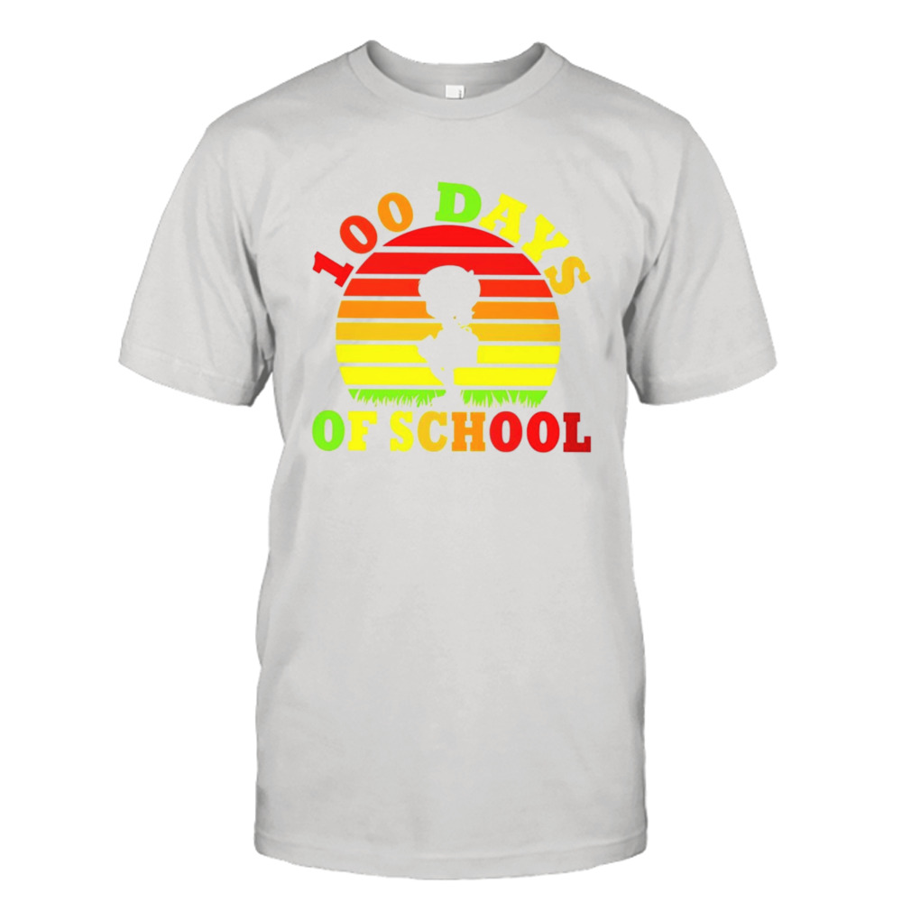 100th day of school vintage shirt