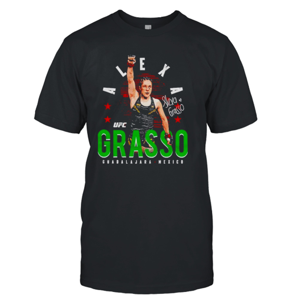 Alexa Grasso Guadalajara Mexico signature shirt