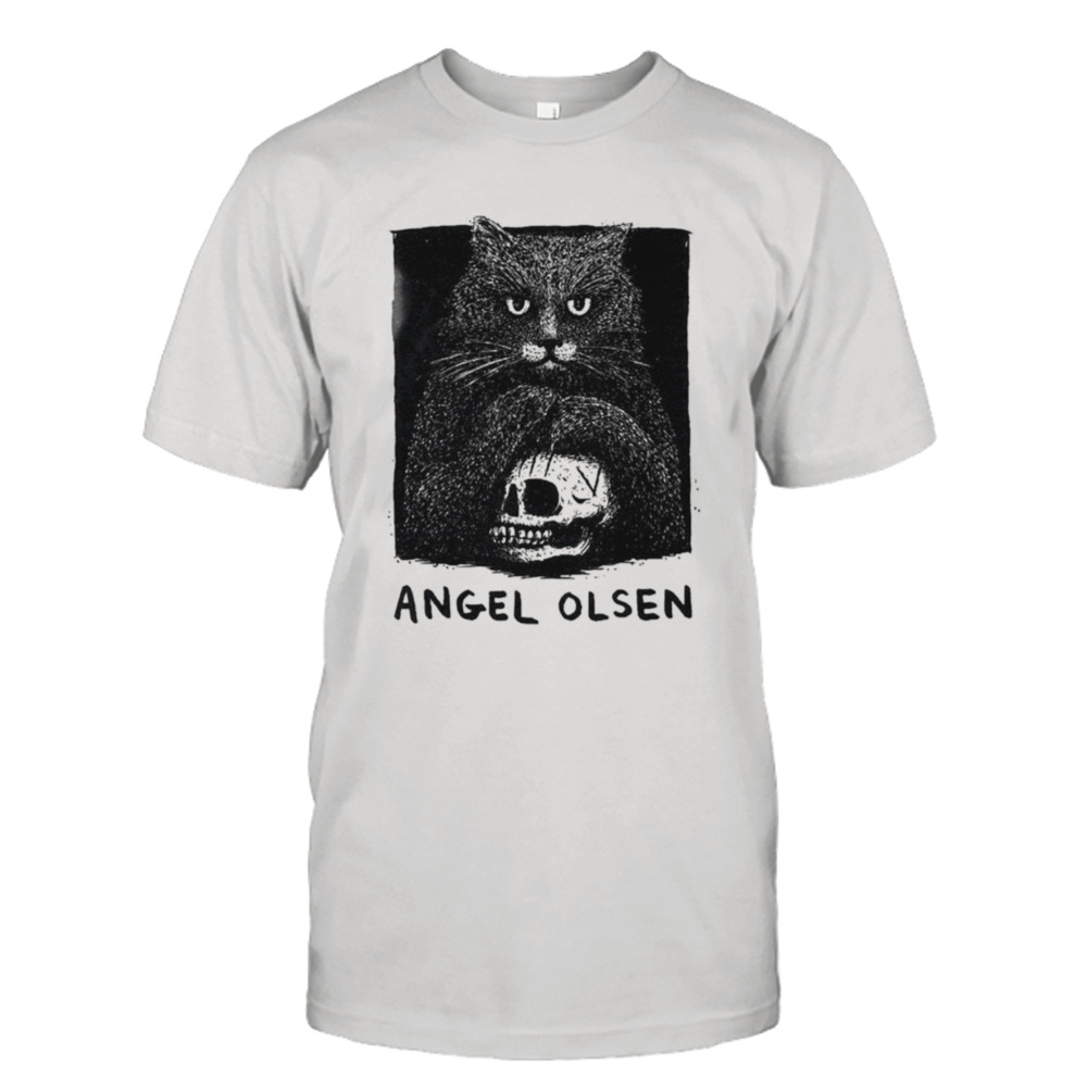 Angel olsen cat and skull shirt