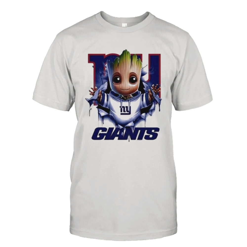 Baby Groot Blood Inside Me New York Giants 2024 T-Shirt