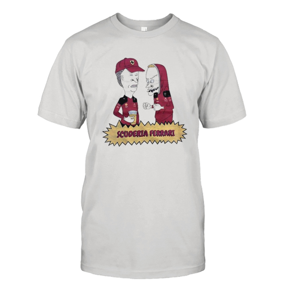 Beavis and Butthead Scuderia Ferrari shirt