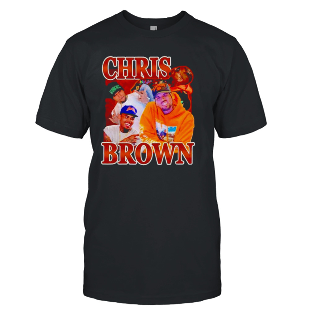 Chris Brown Washed Homage shirt