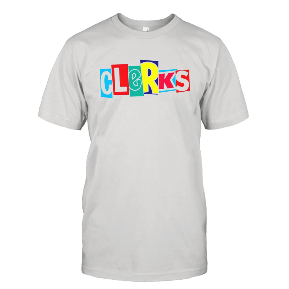 Clerks animated logo shirt