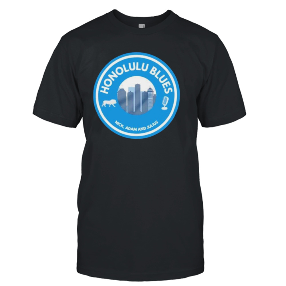 Honolulu blues logo shirt