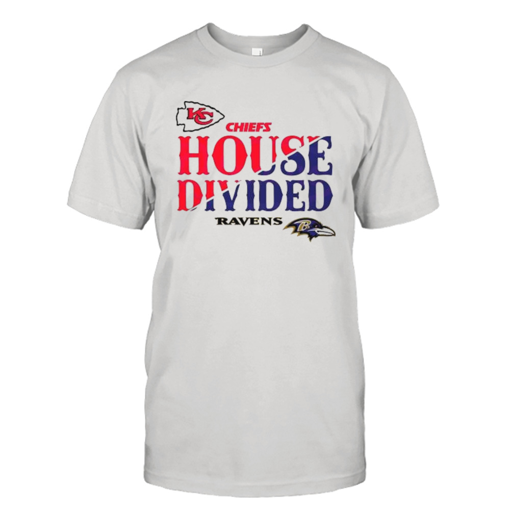 House Divided Kansas City Chiefs Vs Baltimore Ravens Shirt