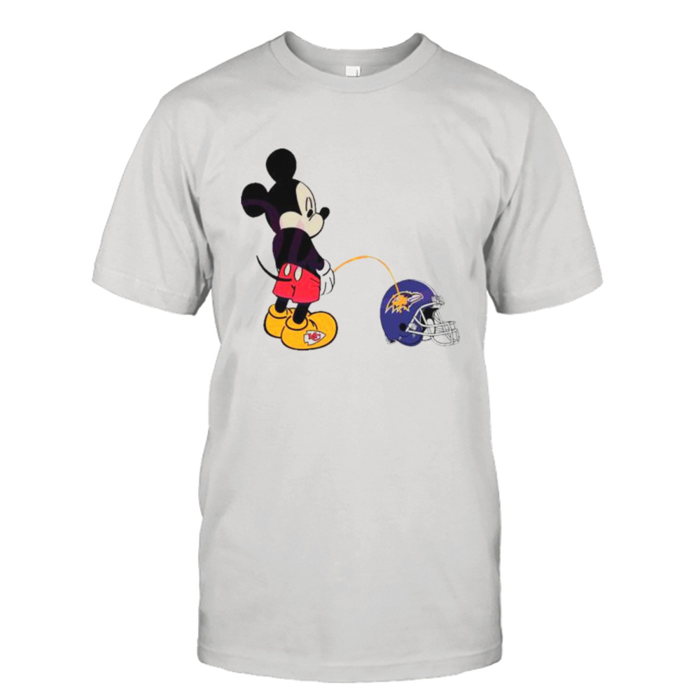 Mickey Chiefs Piss On Baltimore Ravens shirt