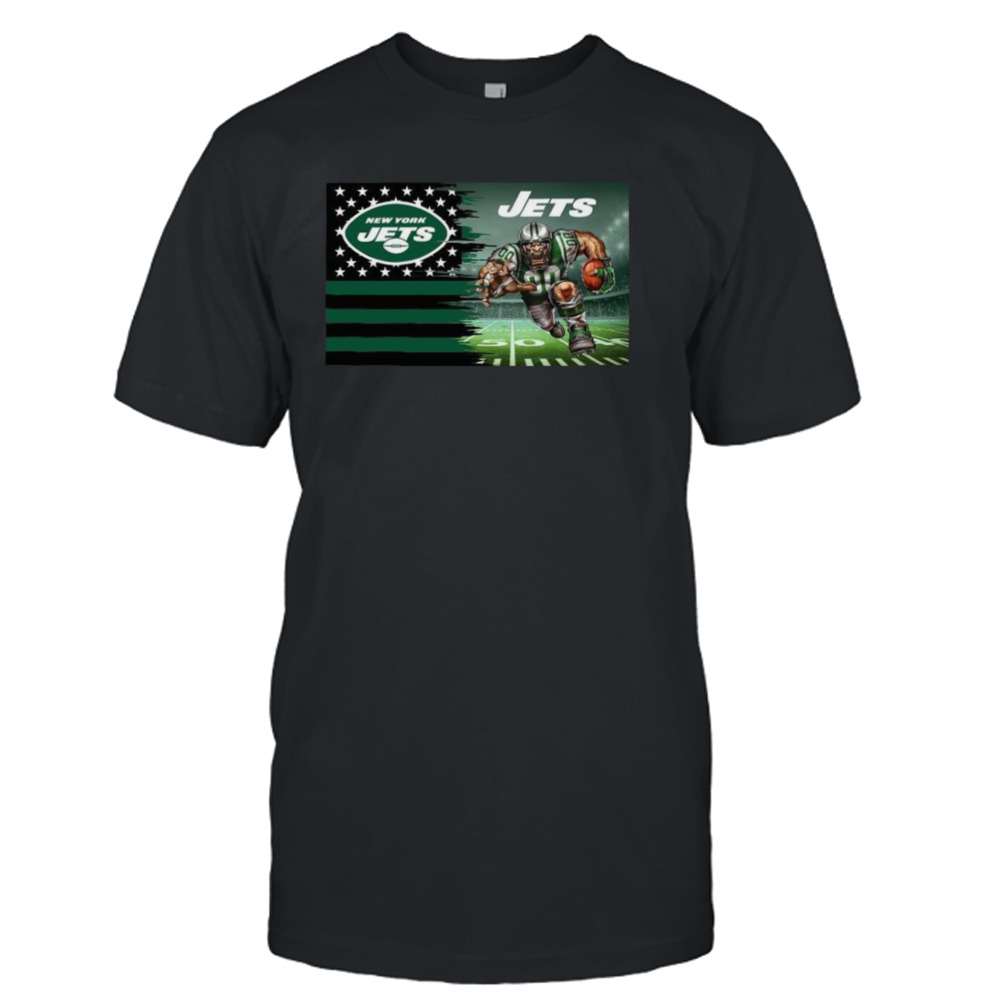 New York Jets Football Team Mascot Flag 2024 T-shirt