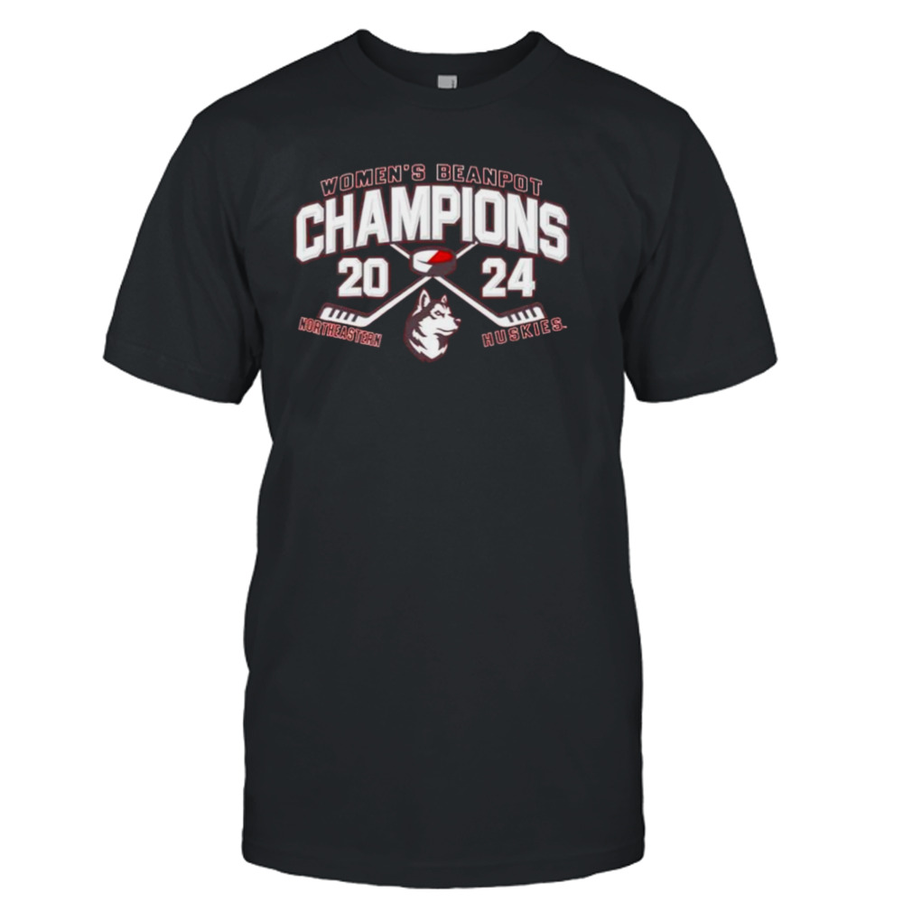 Northeastern Huskies 2024 Beanpot Women’s Hockey Tournament Champions shirt