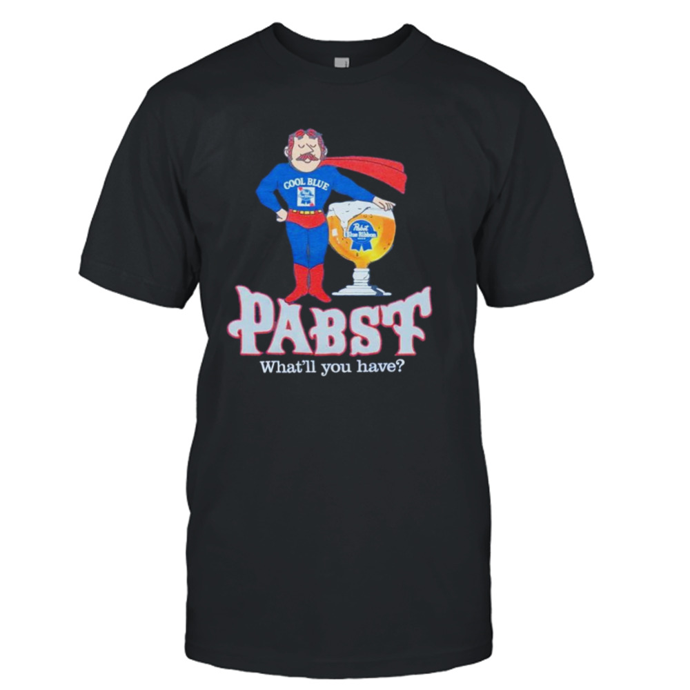 Pabst Cool Blue what’ll you have retro shirt