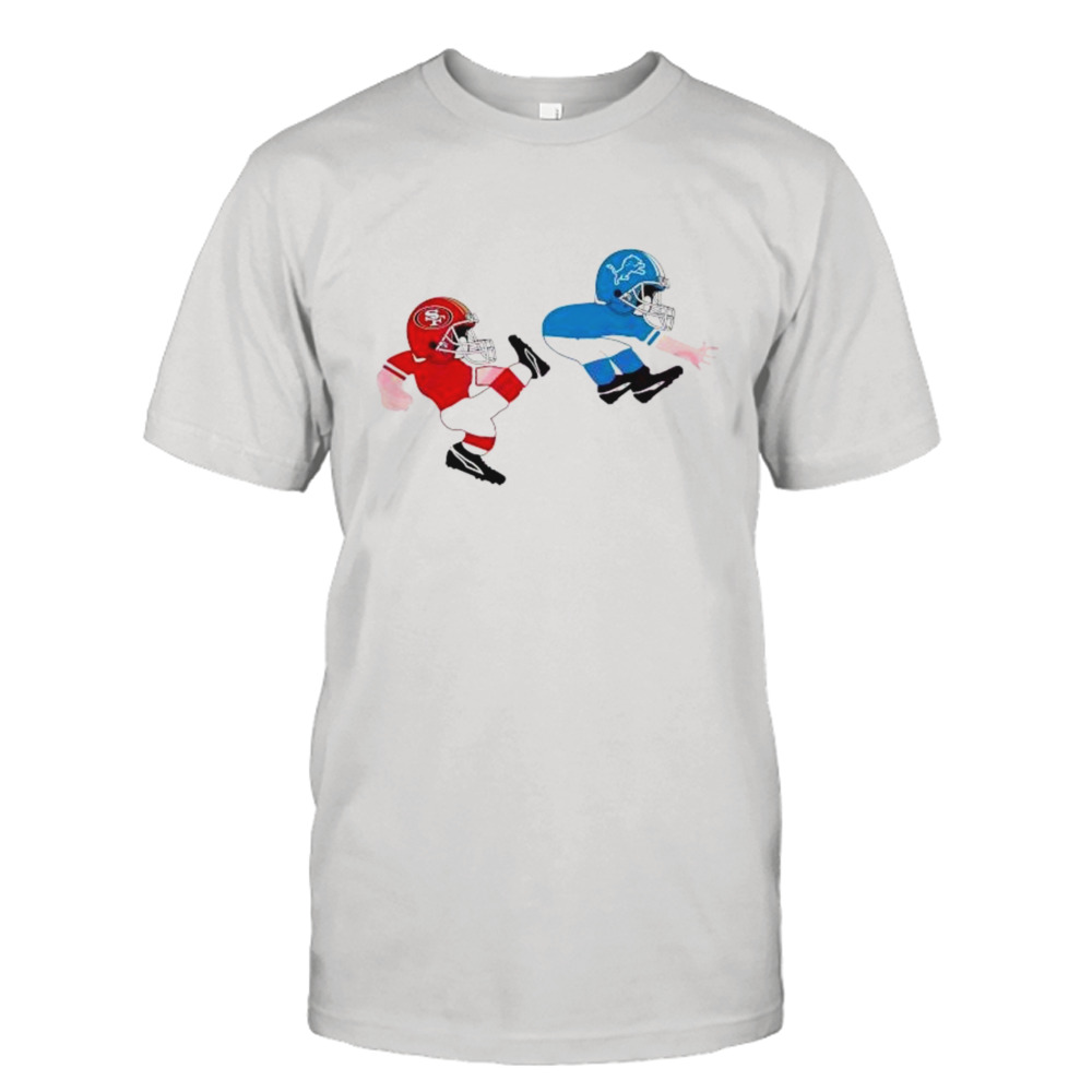 San Francisco 49ers Kicks Detroit Lions 2024 T-Shirt