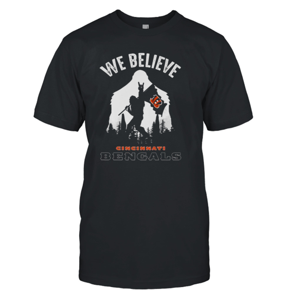 Bigfoot We Believe Cincinnati Bengals 2024 Shirt