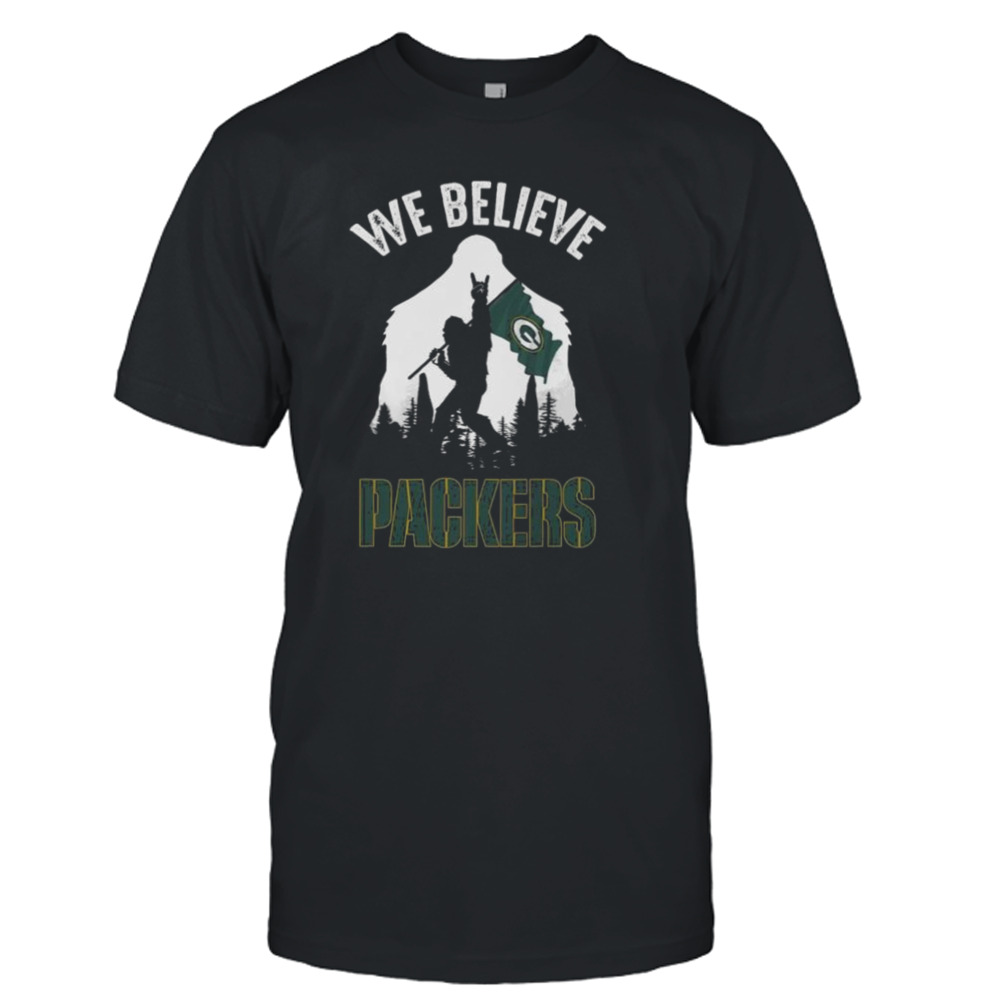 Bigfoot We Believe Green Bay Packers 2024 Shirt