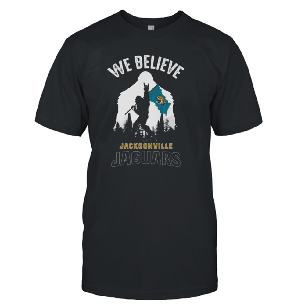 Bigfoot We Believe Jacksonville Jaguars 2024 Shirt