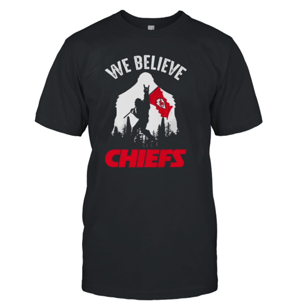 Bigfoot We Believe Kansas City Chiefs 2024 Shirt