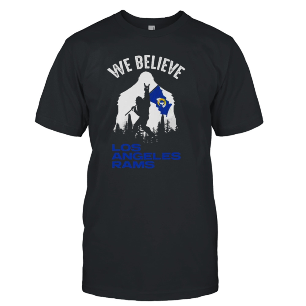 Bigfoot We Believe Los Angeles Rams 2024 Shirt