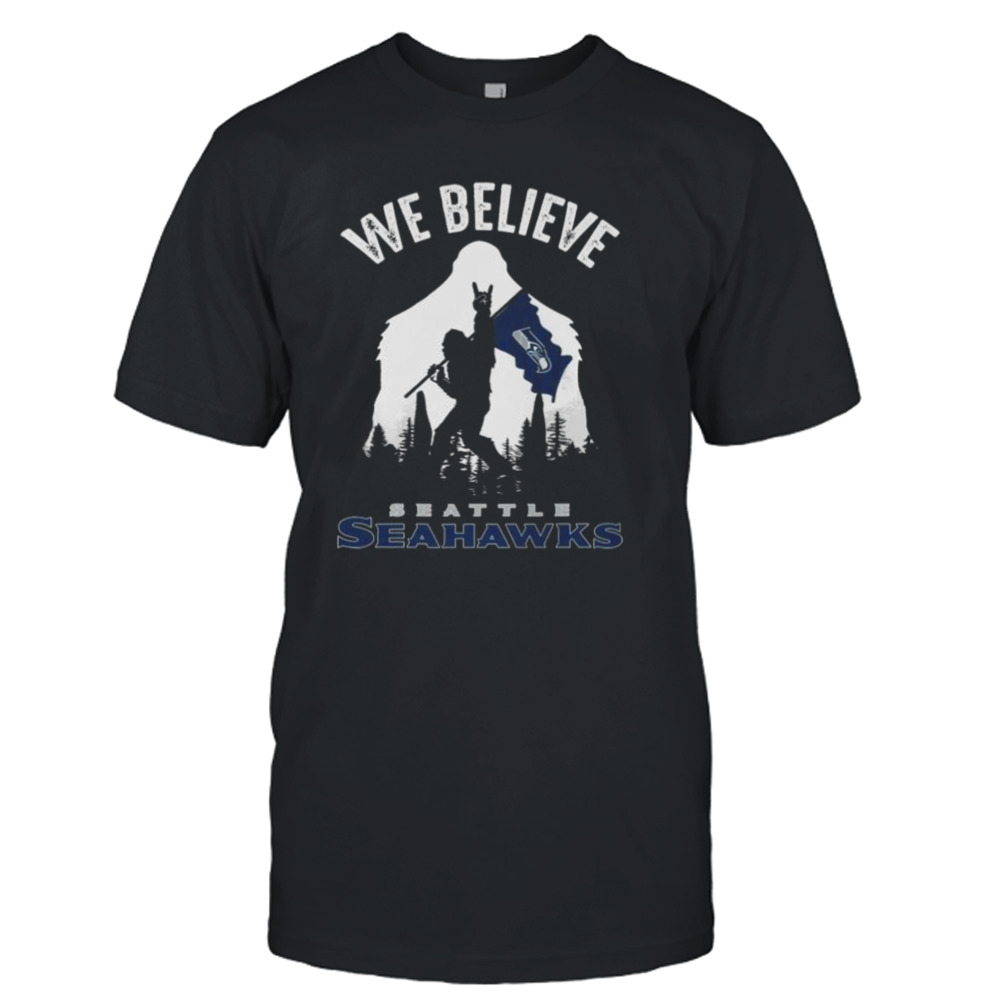 Bigfoot We Believe Seattle Seahawks 2024 Shirt