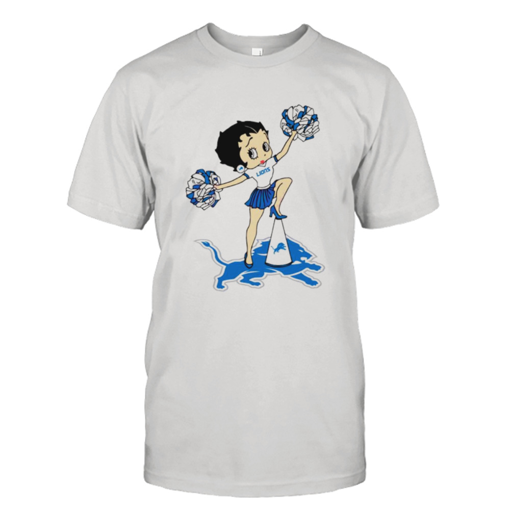 Detroit Lions Fangirl Cheer Betty Boop shirt