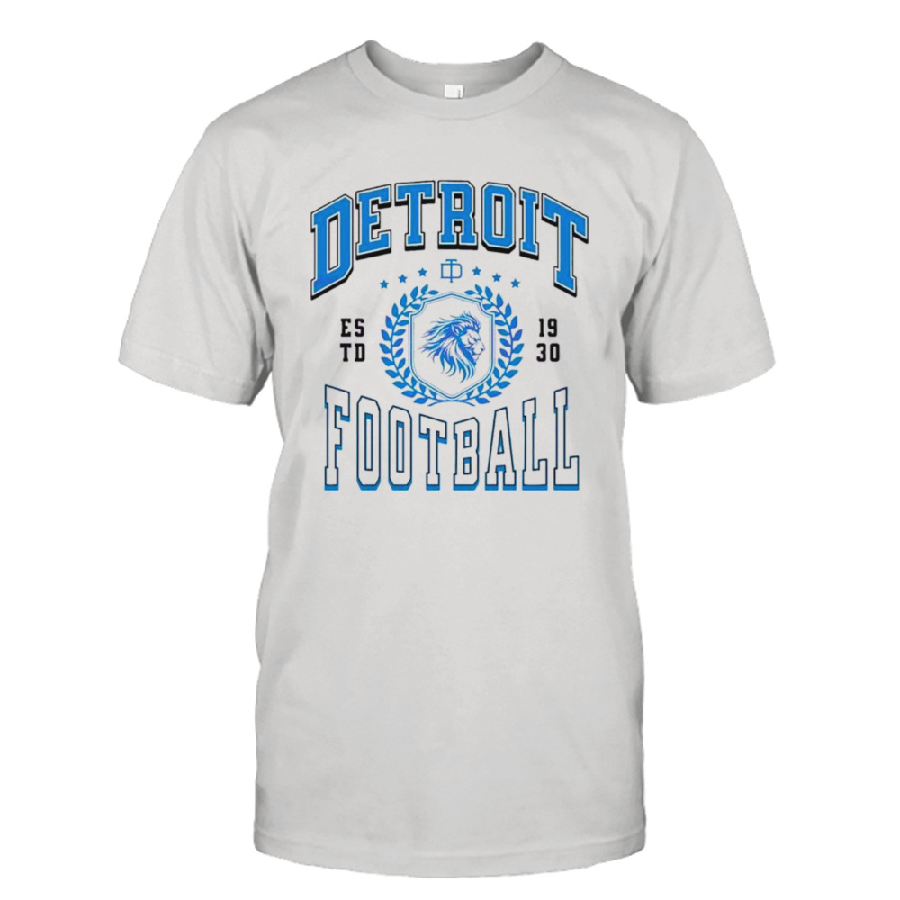 Detroit football Estd 1930 game day shirt