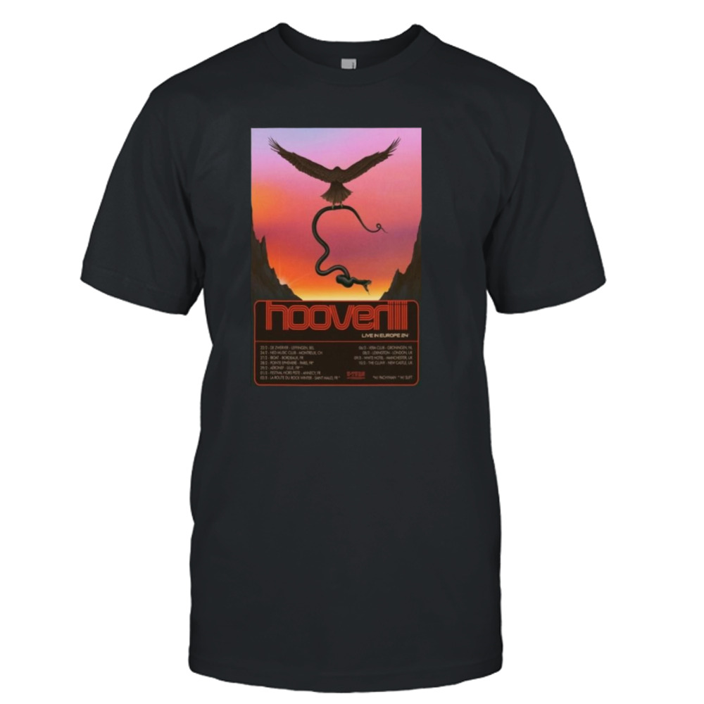 Hooveriii Europe Tour 2024 T-shirt