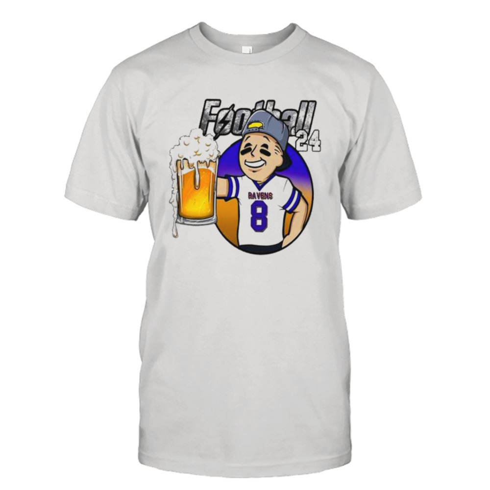 Introducing Beer Football Baltimore Ravens Drink Beer 24 shirt